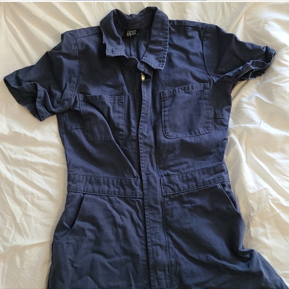 Urban Outfitters BDG Blue Boilersuit/Jumpsuit Retro- Small